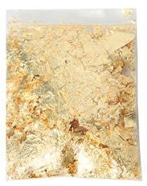 LUNYY 3g Imitation Gold Silver Copper Foil Sequins Glitters Craft Leaf Flake Sheets Bulk Foil Paper For Gilding DIY Nail Art Decor