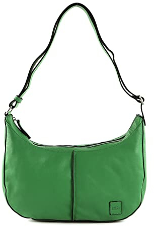 FREDsBRUDER Leder Schultertasche FB Midi Shoulderbag Electric Green grün