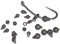 Tungsten Small Hook Beads Carp Terminal Tackle Ronnie Rig Black for Hooks Size 8 & 10 Pack of 20