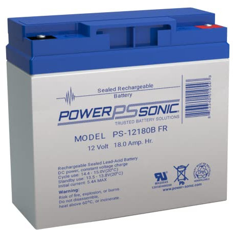 Powersonic-12v-18ah Fire retardant mobility-leisure battery