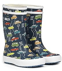 Aigle Garçon Unisex Kinder Lolly Pop PLAY2 Botte de Pluie, Cars, 24 EU