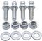 SHLPDFM Lot de 4 boulons à rotule pour vérin à gaz, hayon, 10 mm, filetage M8 (longueur du filetage 25,4 mm)