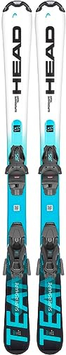 HEAD Supershape Team Easy JRS Kinder Ski mit JRS 7.5 Bindung Collection 2023/24 (137 cm)