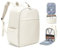 SZLX Zaino Ryanair Bagaglio a Mano Donna Borse da Cabina per Easyjet 45x36x20 Zaino da Viaggio Uomo Borsa da Viaggio Cabina Aereo Laptop 15,6 Pollici Impermeabile Travel Backpack Beige