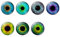 Schöne Dekorative Magnete 7Er Pack Enthält Bunte Katzenaugen Zeit Edelstein Magnetische Kühlschrankmagnet Nachrichtenaufkleber