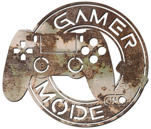 codiarts. XXL Game Mode ON Wanddekor 3D-Panel | Lasergeschnitten | Designs WOT FN COD GRAFITTI METAL HOLZ (LARGE, IRON)