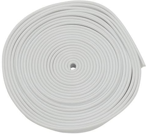 Andes Universal Caravan/Motorhome Awning Rail Protector Strip, 12m x 30mm, White, Prevents Black Streaks