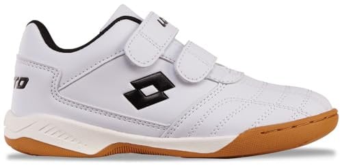 Lotto Unisex Kinder Sneaker, White Black, 38 EU