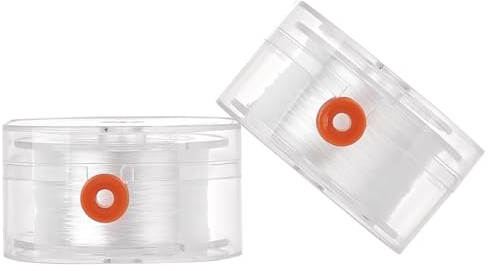PH PandaHall 100m 2 Spule Elastische Schmuckfaden, 0.3mm Transparente Perlen Faden Armbandsaite Perlenfaden Gummiband Für Armbänder Für Beading Freundschaftsarmbänder Schmuckherstellung