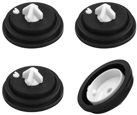 Valve Diaphragm Washers, KINHARD 4 Pieces Cistern Replacement Parts, Sealing Membrane Float Valve, Quick Installation, for Toilet Water Tank, Water Valve