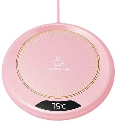 Mini chauffe-tasse USB portable pour tasse à café chauffante, sous-verre à affichage numérique, chauffage thermostatique pour réglage du mil, synchronisation F1o6