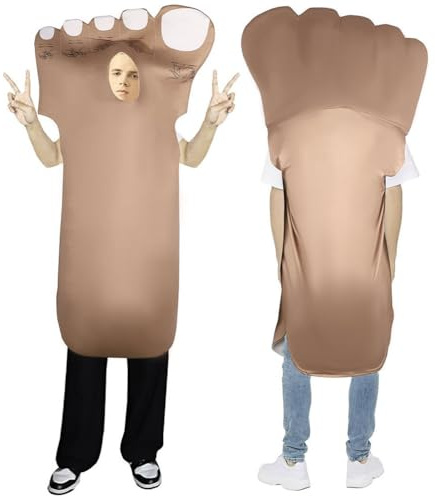 Lpitoy Big Foot Kostüme Halloween Füße Cosplay Kostüme Lustige Kleidung Karneval Party Maskerade Dress Up Party Performance Anzug Für Erwachsene