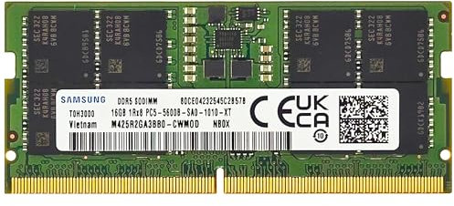 Samsung MTX425R2GA3BB0-CWM Mémoire RAM DDR5 5600 MHz PC5-44800 CL46 SODIMM 1Rx8 1,1 V 262 broches pour ordinateur portable 16 Go