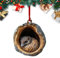 Tier-Christbaumschmuck,Weihnachtsbaum-Tierschmuck | Weihnachtsanhänger zum Aufhängen,2D-Weihnachtsornament mit Tiermuster aus Acryl, saisonale Anhängerdekoration für die