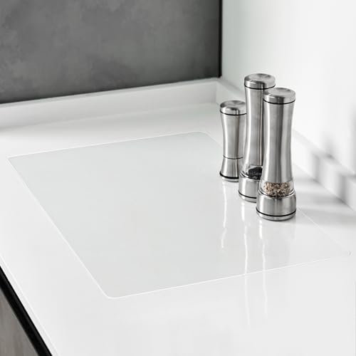 KitchenRaku Clear Silicone Mat for Resin Casting 40x60 cm, Non Stick Silicone Placemat Sheet for Crafts, Heat Resistant Mat Craft Mat for Table Worktops