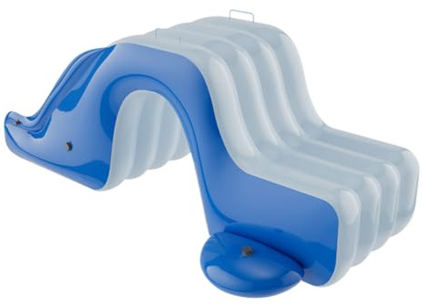Fuuxtci Toboggans Gonflables pour Piscine - Glissade Gonflable Extérieure pour Jardin,Glissade d'eau Ludique et Divertissante pour Plage Jardin Parc Extérieur