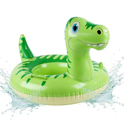 NimblusToy Dinosaur Inflatable Swim Ring, Pool Inflatable Floaties, with Tails Venetian Carnival Masquerade Inflatable Pool Ring Floatie for Couples, Gifts for Beach Summer Party Teenagers