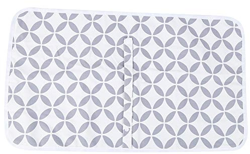 Lmrysalque Matelas à langer pour bébé - Imperméable - Portable - Lit de voyage (cercle creux blanc)