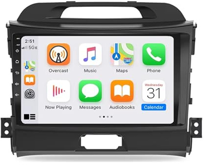 Car Radio para KIA Sportage 3 2011-2015 Android 15 9 Pulgadas Car Estéreo Wireless Carplay Android Auto para, 4 Core 2G+64G