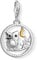 Thomas Sabo Damen Charm-Anhänger Nachteule Charm Club 925 Sterling Silber 1392-427-11
