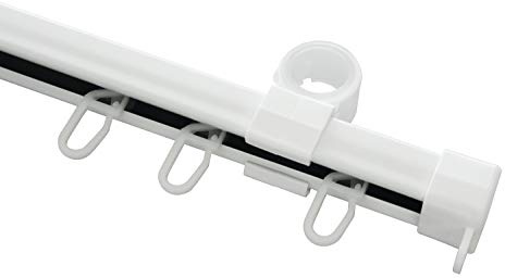 GARDINIA U-Laufschiene weiß 150 cm, 150cm