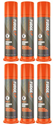 Fudge Matte Hed 6er 85 ml Haarpaste, Orange, Paste, Röhre, 510 ml, Hohe Viskosität, Supermattes Finish, Volumenvergrößerung, Struktur und Definition, Feuchtigkeitsspendend, Glanzgebend