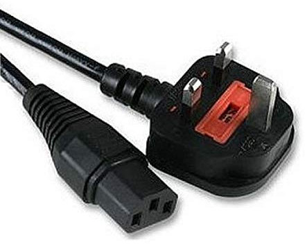Need4Spares Power Cable Compatible With Panasonic TX-L42E5B Tv UK Mains Power Cable Cord 3 pin (2 Meter)