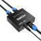 MT-VIKI HDMI Splitter 1 in 2 Out 4K Gleichzeitig HDMI Splitter 2 Monitore Mirror HDMI Verteiler 1 in 2 Out Unterstützt HD Monitore HDCP1.4 mit DC-Stromversorgung 30m Langstreckenübertragung