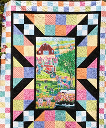 Fat Quarter Gypsy SGD071 Panel Blast Muster, Baumwolle