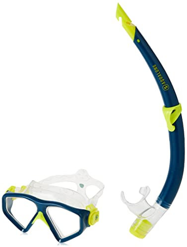 Aqua Lung Sport Aquasphere Saturn Maske und Schnorchel, Trans/Blau Aquashere, Einheitsgröße