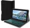 Étui avec clavier rétroéclairé pour Samsung Galaxy Tab A7 Lite 8,7 2021, étui avec clavier pour A7 Lite SM-T220/T225/T227, clavier Bluetooth amovible, adapté aux voyages et au bureau mobile, noir