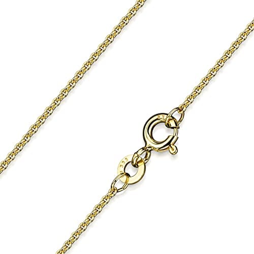Materia Goldkette Damen 333 echtgold 50cm Kette 1mm dünn K39-50cm