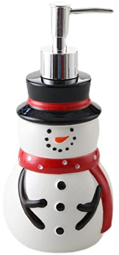 Lotionspender – Schneemann, Keramik, Weihnachten, Cartoon-Figur, Moderne Keramik, Porzellan, Seifenspender, Badezimmerflaschen, Lotion, Handpumpe, Spülmittel Für Die Küche, Handwaschspender Für