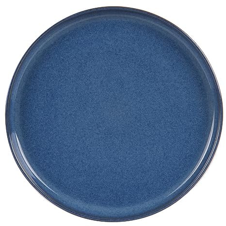 Table Passion - Assiette plate Uno Bleu Cobalt 28 cm (lot de 6)