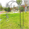 SEVSO Große Torbogen Rosenbogen Aus Metall,Breite 140Cm/180Cm/300Cm/350Cm, Rosenbogen Holz Wetterfest,Für Rosen Blumen Im Garten Terrasse/Kletterpflanze,Grün,W1.2M*H2.2M