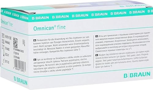 BBraun Omnican fine 31G x 4mm w cap WE MEA | Packung (100 Stück)
