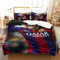 BSTELA9IE Neymar Da Silva Santos Júnior 3D Gedruckt Bettwäsche 3 Teilig Bettbezug Set Mit Kissenbezügen Soft Microfaser Luxus Modern Mit Reißverschluss Für Erwachsene Und Kinder Single（140x200cm）