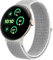 Amzpas für Google Pixel Watch Armband Damen Herren,Nylon Sport Loop Ersatzarmbänder für Google Pixel Watch 2 Armband (Grau)
