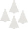 VBS Weihnachtsanhänger Porzellan 4 Stk. - Elegante Baumornamente - für festlichen Glanz - Weihnachtsbaum Bastelprojekte Tannenbaum