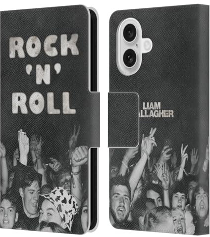 Head Case Designs Offizielle Liam Gallagher Albumcover Grafiken Leder-Wallet-Hülle Kompatibel mit Apple iPhone 16