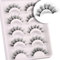 False EWispy Clear Band 1/3/4 Eye Lashes Multipack, Lash Clusters, Half Lash