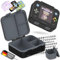 BEARFOOT Bento Box COMPACT | BPA-freie Kinder Brotdose für Schule & Kindergarten | Auslaufsichere Lunchbox für Mädchen & Jungen | Praktisch, leicht & kompakt (Game-schwarz, 1.000ml)