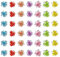 100 Pcs Translucent Flower Nail Art Charms 3D Flatback Nail Charms Luminous Mini Resin Flowers Cute Scrapbooking Charms Manicure Art Decorations Decorative Nails Supplies