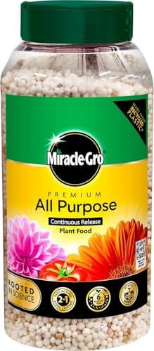 Miracle-Gro All Purpose Continuous Release Plant Food 900g – Slow Release Fertiliser for Flowers, Vegetables, Shrubs & Pots – Feeds Up to 6 Months