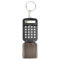 Mini calcolatrice portachiavi, calcolatrice tascabile con display LCD e copertura per pulsanti, portatile, funzione standard, elettronica per ufficio per studenti domestici (nero)