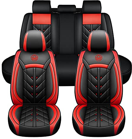 JoyRozTek Autositzbezüge Für KIA Ceed 2004-2027 | PU Leder Komplettset Auto-Schonbezüge, Airbag-freundlich, Autositzbezug Set
