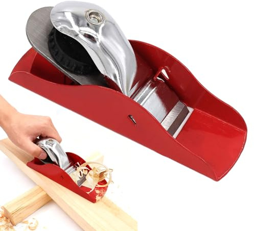 1PCS Wood Planer for Doors,Wood Planer Hand Tool,Hand Planers for Wood,Door Planer for Internal Doors,Door Planer for Internal Doors for Furniture Repair,Wood Planning,DIY Wood Crafts(Red)