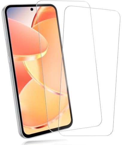 Carantee 2 pièces Verre Trempé pour Samsung Galaxy A54 5G Protection écran, HD Clair Sans Bulles Vitre Protection, 9H Anti-Rayures Film Protector, Haute Sensibilité Anti‑Empreintes Protecteur Outdoor
