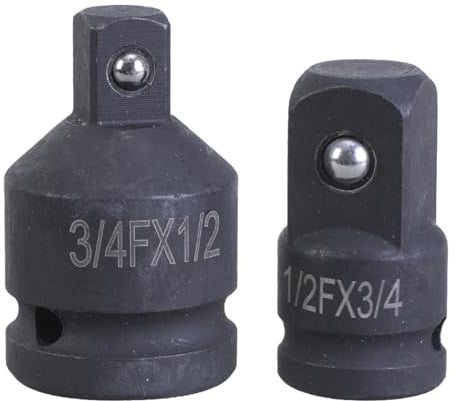 Size Socket Adapter 3 / 4Inch to 1 / 2Inch & 1 / 2Inch to 3 / 4Inch High Strength Impacts Tool for Home Repair Impacts Wrench Adapter