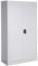 TecTake® Armario Archivador Metálico de Oficina, 6 Cajones y Barra, Puertas Bloqueables, Acero Calidad, Mueble Oficina, Candado Seguridad, Armario Almacenaje, Estanterías Metálicas - 180x90x40cm Gris